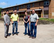 Des Plaines Gardens Demolition Ceremony Photo #1